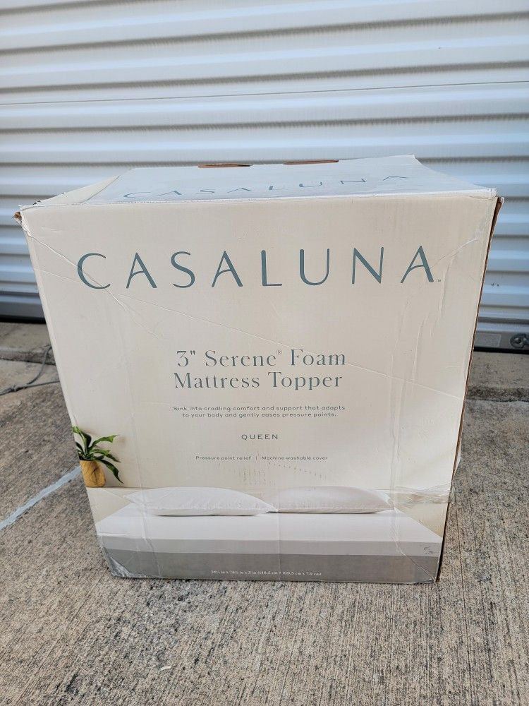 King on sale casaluna 3” mattress topper