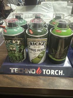 Spray cans torch lighters pack of 6 refillable