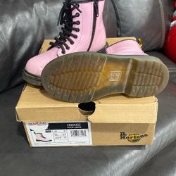 Pink Dr Martens Girls Boots 