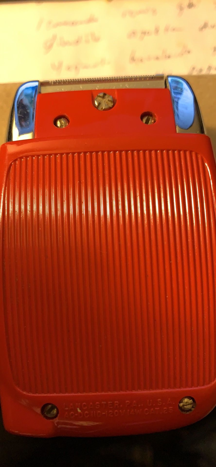 Schick electric vintage razor