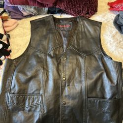 Leather Vest