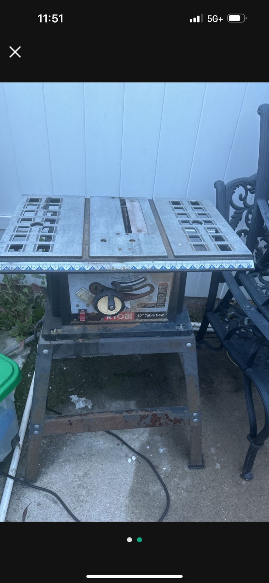 Ryobi Table Saw- Make Me An Offer