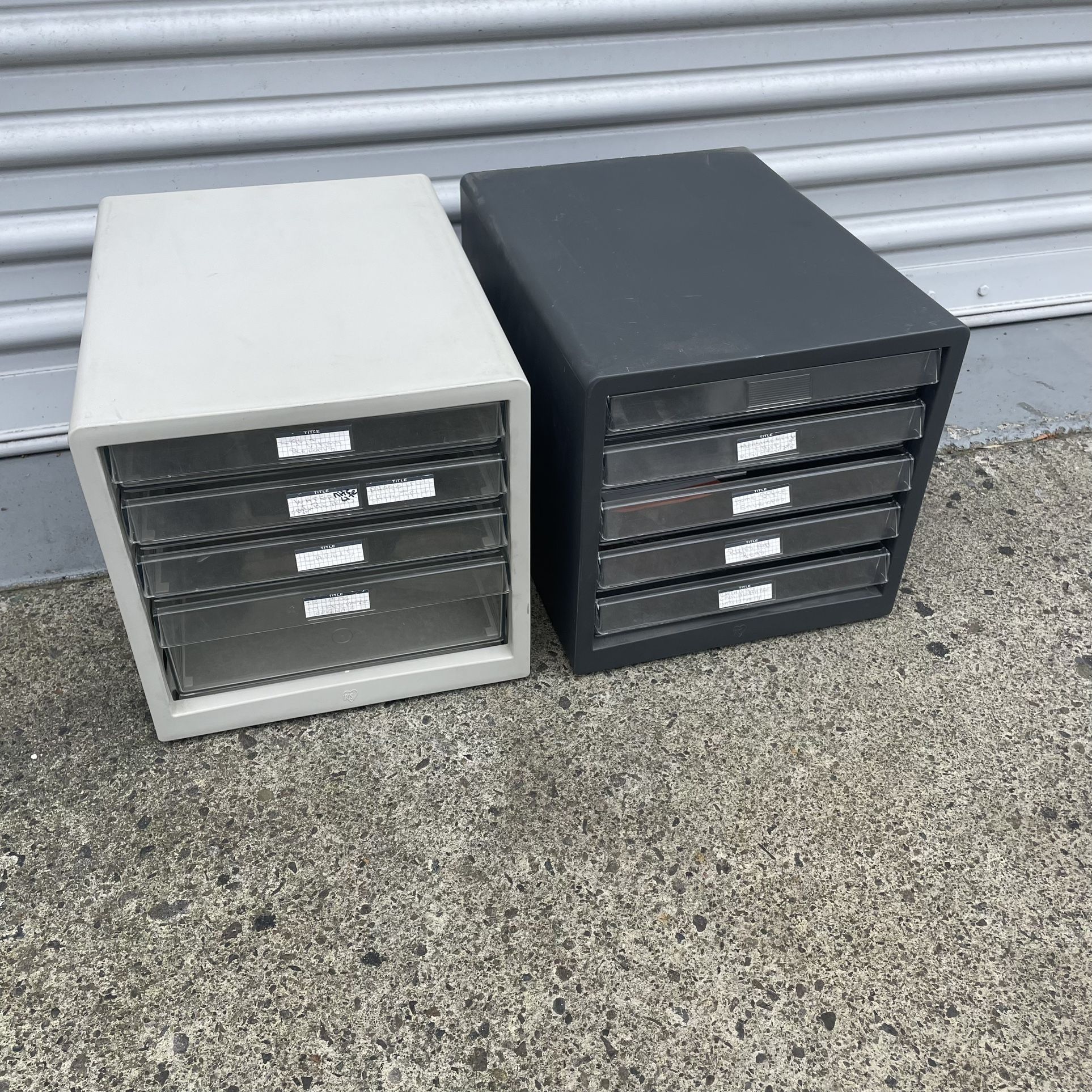 PLASTIC DRAWER ORGANIZER SET