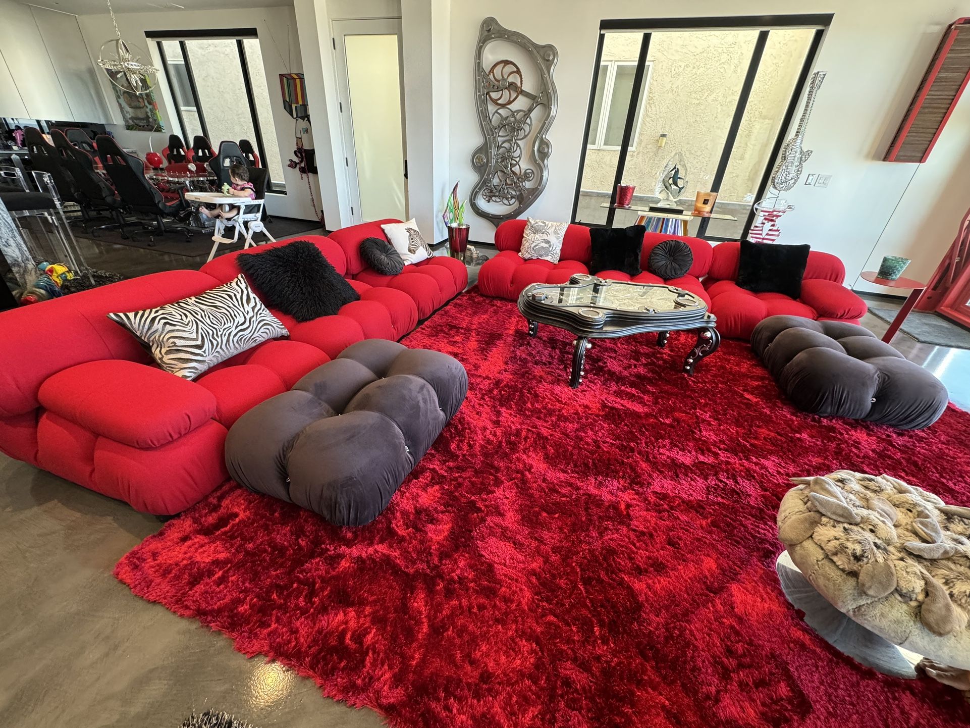 Beautiful Red Couch!