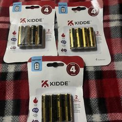 4 Pack Batteries AA