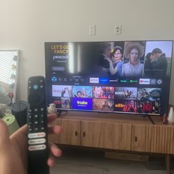 55in Amazon Fire Tv With Remote
