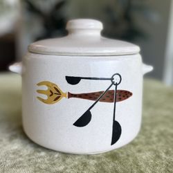 Vintage West Bend 2q Stoneware Crock