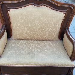 Custom Vintage Entry Hall / Sitting Room Bench
