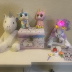 Unicorn Toy, Unicorn Stuffed Animals & Unicorn Treasure Box 