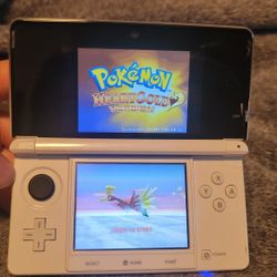 Nintendo 3ds White Custom Video Game Console 