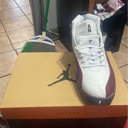Air Jordan 12 Retro “A Ma Maniere White and Burgundy Crush Maroon”