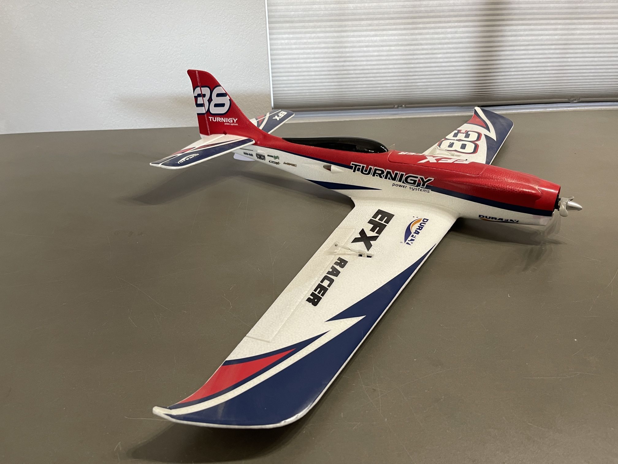 Durafly EFX Racer (PNF) Red Rc Plane
