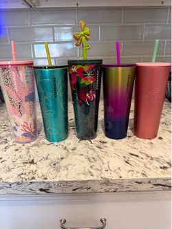 Starbucks tumblers