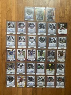 2021 Football rookie auto lot