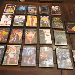 Set of 22 Horror movie DVDS sold together read description for details 