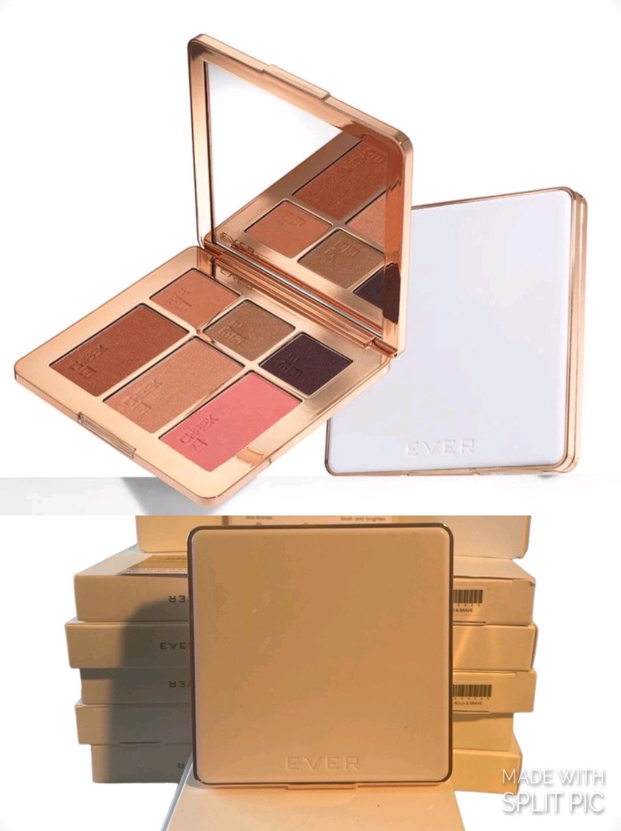 Ever Beauty Bold & Brave Out the Door Cheek & Eye Pallette