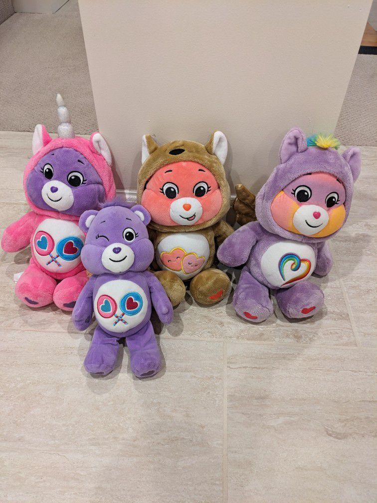 Assorted Care Bear Stuffed Animals 