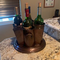 4 Bottle Ice Bucket Chiller For Bar