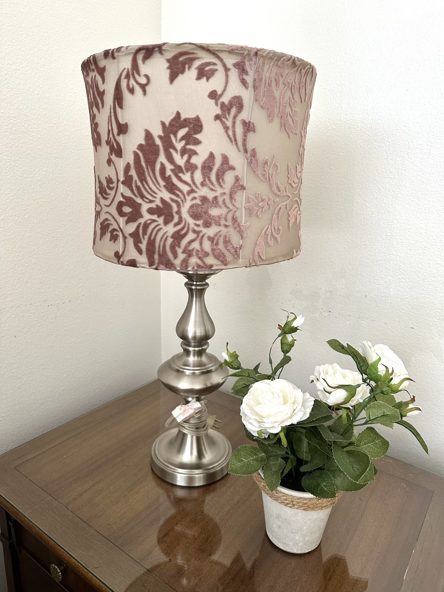 1 Lamp with Flower House decor Office decoration Home decor Lamp