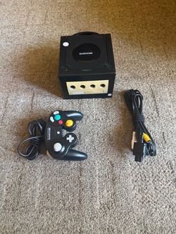 Nintendo GameCube Console with Controller and Cables