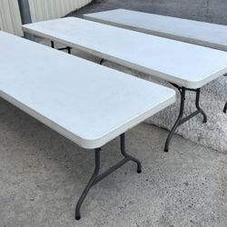 Lifetime 8 ft. Commercial Nesting Rectangle Folding Table for Indoor/Outdoor Use 