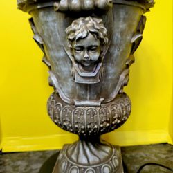 Vintage Cupid Garden Vase Planter Indoor Outdoor Not Heavy 17"×11"
