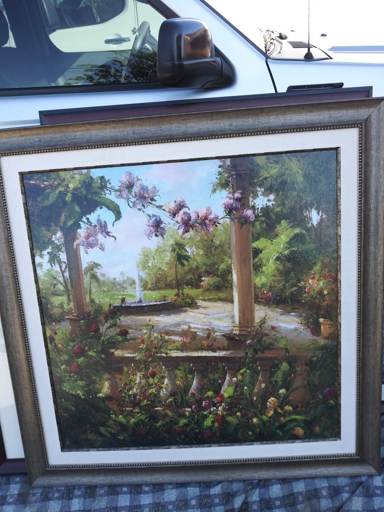 Large Painting by Gabriela 44×44