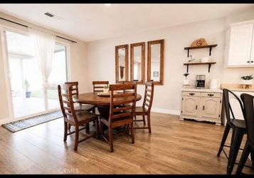 56” round table and 6 Chairs