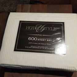 Hotel Style 500 Thread Count Sheet Set Full Size