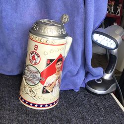 Collectible limited edition 1996 Ted Williams beer stein