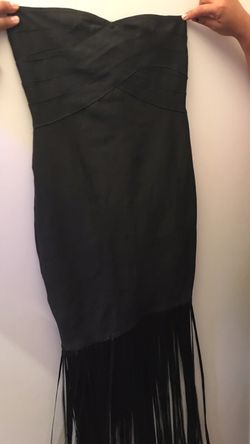 Women's elegant black dress