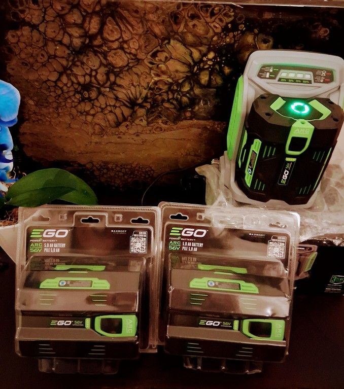 EGO Batteries and RAPID Charger