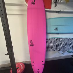 The Rock-It Pink Surfboard 