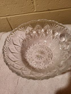Antique Anchor Hocking Serving Bowl 