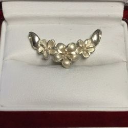 Pendant 925 Silver Flowers 🌸🌸🌸 Beautiful 👌🏻