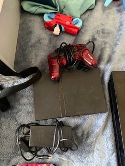 PlayStation 2 Slim Console with Controller and Power Adapter