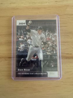 2024 Topps Series 1  2024 Greatest Hits Ben Rice #GH-2 Rookie Card New York Yankees