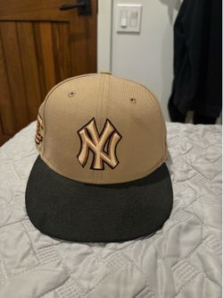 New York Yankees New Era 59FIFTY Fitted Hat 7 3/8 2000 Subway Series Beige Rust