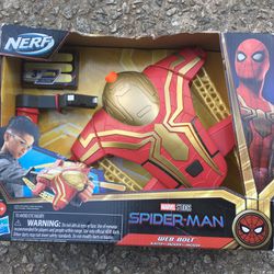 Spider-Man Nerf Toy Gun New In Box