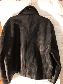 Paulo Solar Leather Coat Men Size XL