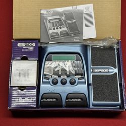 DigiTech BP200 Digital Modeling Bass Guitar Processor Multi-Effects Pedal