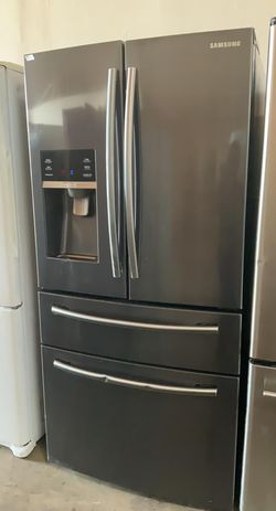 Samsung 4 Door Black Stainless Refrigerator Fridge
