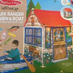 Melissa And Doug Park Ranger Cabin And Boat