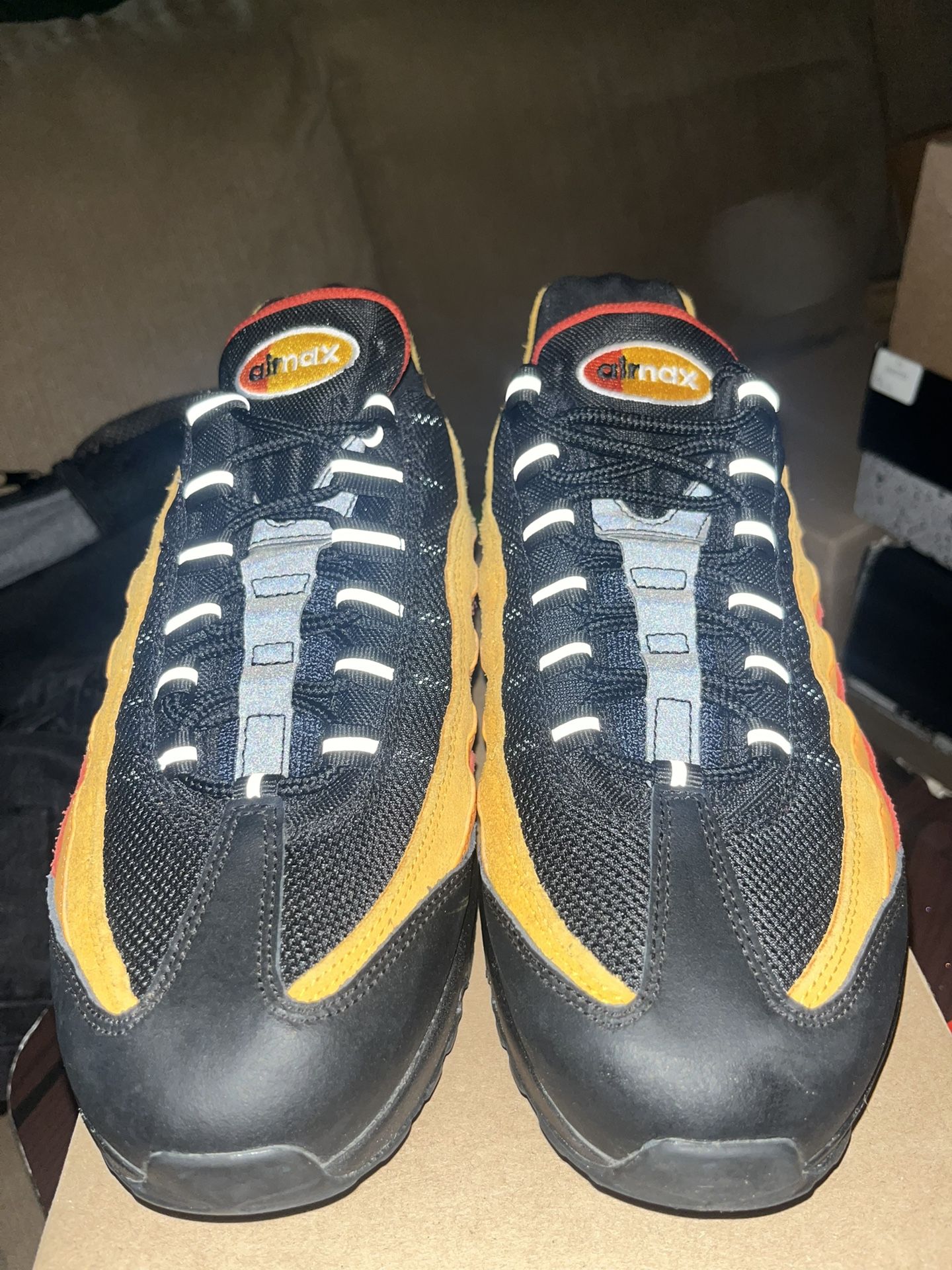 Size 9M (2021) Air Max 95 Raygun - Pre Owned, Rep Box