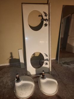 Counter top double sink