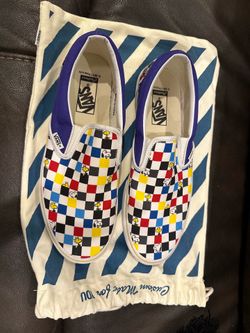 Size 10.5 custom vans shoes