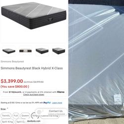 KING SIZE | PLUSH Simmons Beautyrest Black Hybrid X-Class ❗️Please Click To View Description