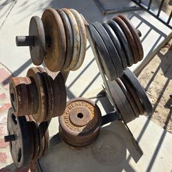 Weight plates and bar