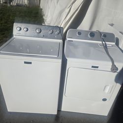Maytag /whirlpool washer and dryer set topload