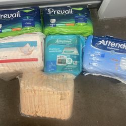 5 Bags. Small Briefs And Underwear. 1underpads